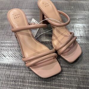 A New Day Women's Strappy Heels- size 8